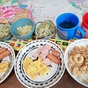 6月11日　パパ作成、子供たちの朝食