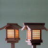 神棚で木製灯篭を使うの良い神棚のとき　祖霊舎では当たり前に使う神具