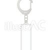 キーホルダーのイラスト