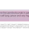 PD-L1 90-100%の超高発現群はぺムブロリズマブの奏効率・無増悪生存期間・全生存期間が良好