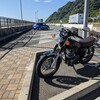 SR400: 中部縦断自動車道を走る