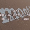 【道志】実際の道志の森キャンプ場はどうだった？（後編）