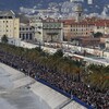 フランス　ニースでの抗議集会