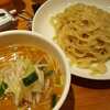 すずらん(渋谷)味噌つけそば【ひもかわ麺】withビール！