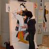 大津絵/個展にて　実演画の始まり