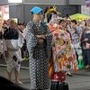 すすきの祭りの花魁道中