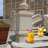 パーティーハットピカチュウがお祝い【ポケモンGOAR写真】ポケモンGO9周年