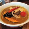 饂飩くろさわ麻布十番でランチ 黒豚カレー南蛮とメンチカツ