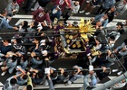 5月12日（日）日陰ルート作成、元三島神社の祭の神輿、チキンソテー、黒部ダム