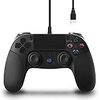 PS4 コントローラー 有線 DUALSHOCK 4 USB 接続 (PS4 PS3 PC 振動機能 対応) バージョン5.55対応