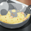 週末は炒飯で〆る