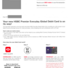 HSBC || Premier Everyday Global Debit Card 