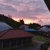 霜月の房総、朝焼け夕焼けで日が暮れて