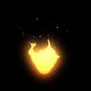 【Unity】2D の炎エフェクト「Fire 2D in Unity」紹介