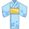 浴衣のフリーイラスト素材