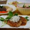 コクまろ☆さばのみそ照り焼き＆エリンギの鶏団子汁 献立☆