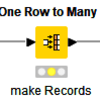 KNIME_レコードの複製と数値の反復【One Row to Many】【RowID】【Java Snippet】