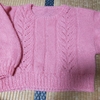 懐かしい手編みのセーターをリメイク？？