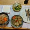 納豆卵かけごはん。鶏団子鍋３日目