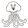 クラゲ のかわいいイラスト