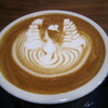 オサル　コーヒーでカフェラテ　　大阪市　浪速区