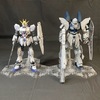 素組み完成　MG ナラティブガンダム C-PACKS Ver.Ka（素体）＋MG シナンジュ・スタイン（ナラティブVer.）Ver.Ka　＃２