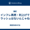 インフレ再燃・利上げでクラッシュはないんじゃね？