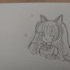 1人スケブごっこをしてみたのにゃ【創作】
