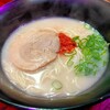 博多ラーメン用に取ったとんこつスープを鹿児島ラーメン化