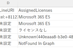 Teams Phone設定漏れユーザーをPowerShellで一括特定