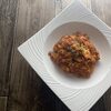 しいたけのチーズトマトリゾット風