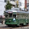 広島電鉄 広電本社前(2019.7.30) 旧神戸市電 ５８２ 入庫