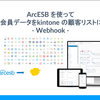 ArcESB を使ってBカートの会員データをkintone の顧客リストに連携する - Webhook