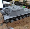 DRAGON 1/35 '39-'45 Series JSU-122 Tank Destroyerを製作中 -2