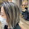 しっかり濃淡をつけた【ハイコントラストカラー】▷エイジングヘアにもオススメ