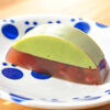 トヨ型で作る　「抹茶あずき寄せ」