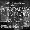 映画「ブロードウェイ・メロディー」（1929）