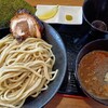 三峰にてつけ麺(醤油)500g。5月28日夜勤前に16.6km。