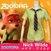 Disney ディズニー Zootopia ズートピア Nick Wilde ニック·ワイルド コスプレ衣装 コスチューム