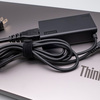 Lenovo ThinkBookの電源コードが邪魔なので短いコードに変えてみる。