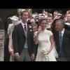 Pippa Middleton leaves church beaming as a married woman