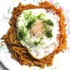 袋麺の「日清焼そば」を「神の粉末ソースで仕上げ」ました‥