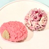 『とらや』季節の生菓子6月前期。紫の玉、紫陽花、若葉のかおり、初蛍。