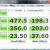 M5-481T-H54QでCrystalDiskMark