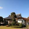 見沼田んぼ　晩秋の　国昌寺　風景