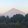 今朝の富士山