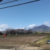 筑西市中上野からの筑波山・・