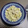 プルドポークのパスタ③クリームソース