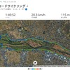 梅雨の中休みの入間川CRをモスモス