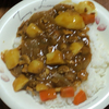 カレーライスを夕食に決定